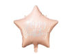 Picture of FOIL BALLOON STAR HAPPY BIRTHDAY LIGHT POWDER PINK 18 INCH